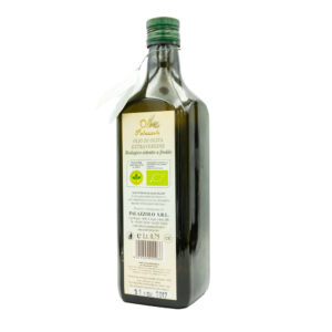 bottiglia olio palazzolo extravergine d'oliva biologico siciliano